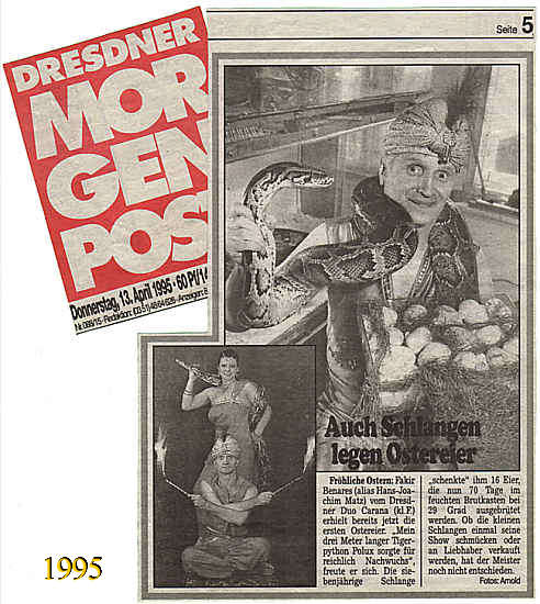 Morgenpost Artikel 'Ostereier'